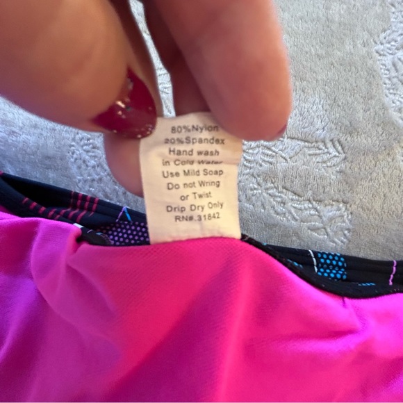 Jamaican Style pink black pattern bikini bottoms Size L - Picture 6 of 7